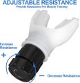 Adjustable Resistance Breathing Trainer Portable Exhalation & Inhalation Fitness Device for Fitness/Gym/Outdoor Training.