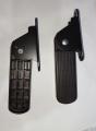 1 Pair Universal Motorcycle Bike Foldable Pedals 5/7cm Rear Seat Foot Support Pad Pedal  Electric Vehicle Rear Foot Pedals. 