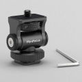 Minifocus DSLR Camera Monitor Mount 180° Tilt Adjustable Monitor Holder Flash LED Fill Light with Cold Shoe for   . 
