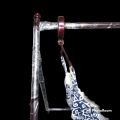 Baby cradle swing cot round shape with stand full folding ghodiya jhula. 