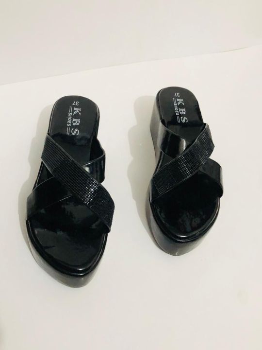 Ladies%20High%20Heel%20Gorgeous%20Party%20Use%20Glassy%20Look%20Fashionable%20Design%20Soft%20Sole%20Korean%20Heel%20Shoes%20-%20Girls%20Korean%20Heel%20Sandal%20-%20Image%209