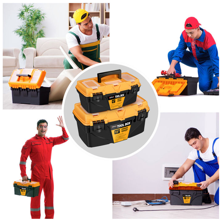 AIRAJ%20Hardware%20toolbox%20Set%2012%20and%2015%20inch%20plastic%20thick%20combination%20suitcase%20electrician%20carpenter%20electric%20drill%20storage%20box%20-%20Image%205
