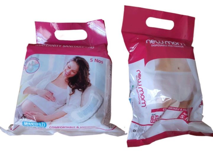 Maxipad and Pad Fixator Combo (1 Pack Each)