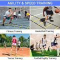 Agility Training Ladder for Kids, Speed Footwork Drill, Soccer Fitness & Coordination Workout Tool.