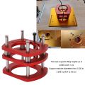 Router Table Lift System Aluminum Alloy Router Lift Base High Strength Stainless Steel Support Rod for Small Trimming Machines.