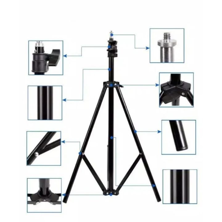 tripod%20stand%202.1m%206.8ft%20Professional%20Studio%20Photography%20Selfie%20Durable%C2%A0%20-%20Image%206