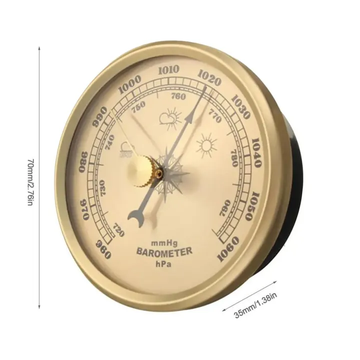 Barometer Outdoor Weather Station for Garden Portable Weather Barometer ...