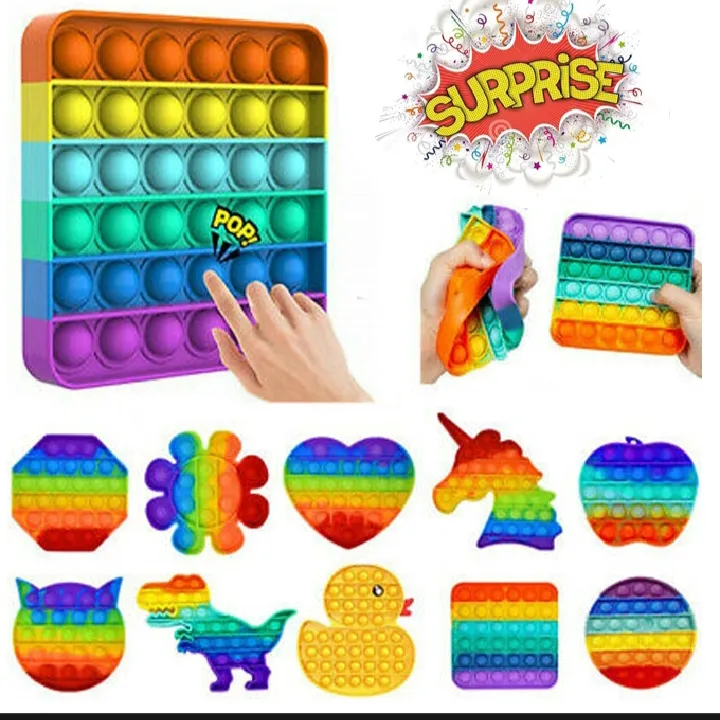 Popits pop Pooping Pop Dino Bubble Fidget Sensory Toys Pop Game For ...