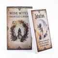 Wise Witch Oracle Cards A 20-Card Deck High Quality Tarot Leisure Entertainment Family Gatherings Board Game Cards 12x7cm. 
