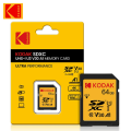 KODAK SD Card High Speed Class 10 256GB 128GB 64GB V30 Carte SD Memory Card Full Size SD Cards For Camera. 