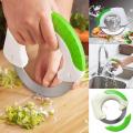 Circular Rolling Knife Stainless Steel, Universal Kitchen Knife, Round Knife Kitchen Cutter with Cover, Circular Rolling Knife. 