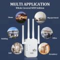 OPTFOCUS 300Mbps 2.4G WiFi Signal Amplifier | Dual LAN Ports | Wireless Range Extender | AP, Router, Booster Mode". 