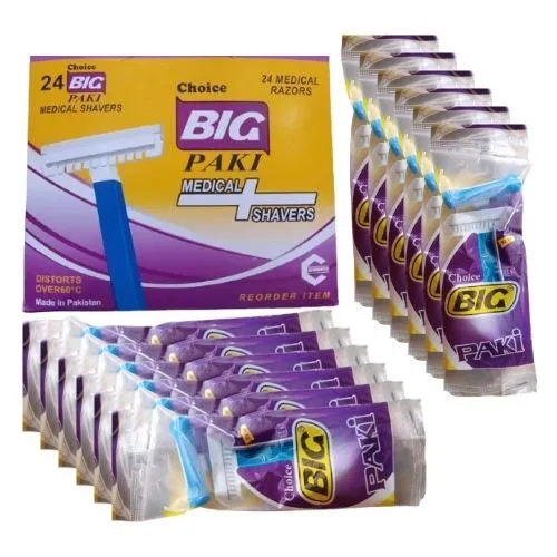 Choice Big Paki Disposable Body Razor ( 6 Pieces ) for male and femle ...