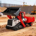 Engineering Vehicle Model Double Head Excavator Bulldozer Children Educational Diecast Construction Vehicle Toy Kids Boy Gift.