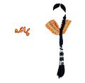Panjabi Paranda hair style panjabi paranda for girls and women. 