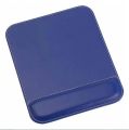 Mouse Pad Arm Rest Flat Hard Base Size 8.8 x 7.3 x 0.2 Inches Blue Color. 
