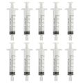 Premium Material 10pcs 5ml No Needle Syringe Perfume Dispenser with Clear Scale Tight Seal Travel Jeringas De Plastic for Hassle. 