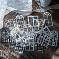 20 pcs/pack Hollow out window Style DIY Scrapbooking accessories Decorative Diary Album Junk Journal Supplies.
