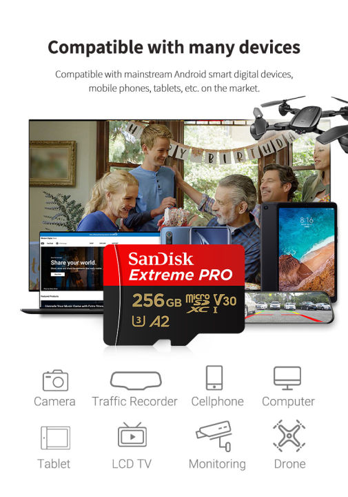 Sandisk%20Extreme%20PRO%20Card%2064GB%20128GB%20256GB%20Micro%20SD%20TF%20Card%20512GB%201TB%20Hight%20Speed%20V30%20Class%2010%20UHS-I%20U3%20Memory%20MicroSD%20Card%20-%20Image%206