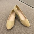 Fashion new coat Solid color large light mouth women's suede comfortable flat shoes women's Zapatos De Mujer. 