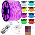 Rope Light 25 Meter to 100 Meter - LED Strip Light Color Changing Remote Control Rgb 5050 Model. 