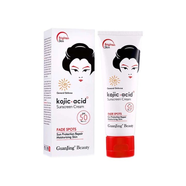 Guanjing%20Kojic%20Acid%20SPF%2050%20Sunscreen%20Cream%2080g%20-%20Image%204