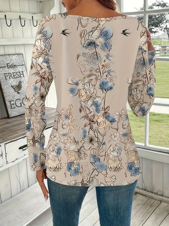Plus%20Size%20Elegant%20Casual%20Woman%20T-Shirt%20Fashion%20Loose%20T-Shirt%20Woman%20Temperament%20Long%20sleeve%20T-Shirt%20Holiday%20Weekend%20-%20Image%203