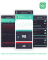 HealthTree Finger Pulse Oximeter Blood Oxygen Saturation SpO2 PI Oximetro De Dedo Pulsioximetro Oxymeter Bluetooth APP Control. 