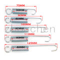 1 Pcs75mm 90mm 100mm 110mm 125mm Brake Foot Bracket Spring Cylindrical Spiral Pull Back Stretch Coil Bracket Off-road Vehicle.