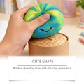 Cute Bao Bun Dumpling Squishy Slime Stress Relief Toys Non-Stick Clear Glitter Slime Stress Ball Fidget Toy for Kids Party Favor. 