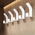 5PCs Drill-Free Wall Hook Suit-Multifunctional Sticky Hook for Bedroom, Kitchen and Bathroom-Durable ABS Material. 