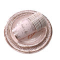 Rose Gold Party Disposable Tableware Set Light Powder Paper Plates Cups Straws Kids Birthday Party Decorations Babyshower Girl.