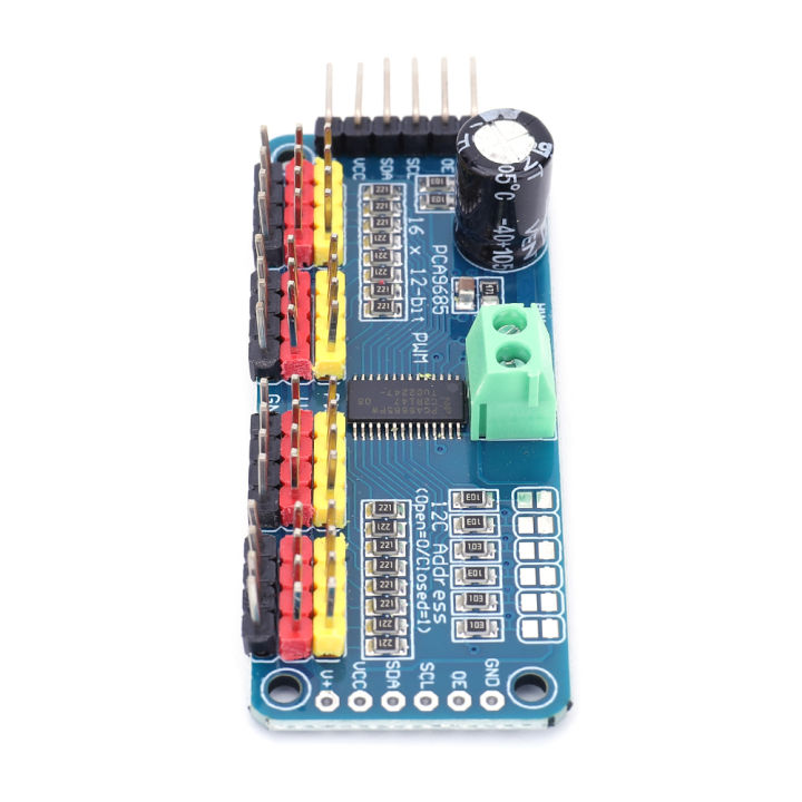 PCA9685%20Driver%20Module%20IIC%20Interface%2016%20Channel%2012-Bit%20PWM%20Servo%20Motor%20Driver%20Board%20Controller%20for%20Arduino%20Robot/%20Raspberry%20Pi%20-%20Image%204