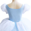 2026 Classic Cendrillon Costume Deluxe Lace Dress Birthday Party Role Play Princess Pretend Fairy Tale Grace Ball Gown for Kids.