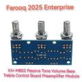 XH-M802 Passive Tone Volume Bass Treble Control Board Preamplifier Module. 