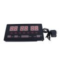 LED Digital Clock Large Digital Wall Clock Hourly Chime Function Backlight Calendar Digital Clock. 