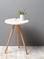 Haton Side Table, Round Modern Home Decor Coffee Tea Table. 