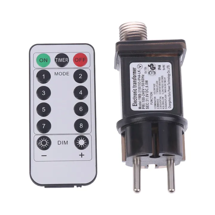 EU%20Plug%20AC%20220V%20To%2031VDC%206W%208%20Functional%20With%20Remote%20Control%20SELV%20LED%20Lamp%20Driver%20Switch%20Adapter%20IP44%20Waterproof%20Laser%20Lighting%20-%20Image%202