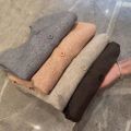 2026 New Fashion Women's Fleece Knit Loose Short Cashmere Sweater Round Neck Warm Korean Sle Casual Female Sweater Top Cloting.