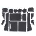 for Honda Civic 2022 11th Anti-Slip Gate Slot Mat  Door Groove Pad Cup Holder Coaster Car Interior Accessories. 