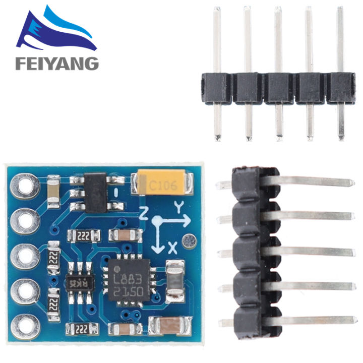 GY-271 HMC5883L 3V-5V Three 3 Triple Axis Magnetic Field Compass Magnetometer Sensor Module For Arduino IIC Board