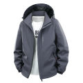 Plus Size 8XL Waterproof Jacket Men Lightweight Hiking Jacket with Hood Mesh Lined Breathable Zip Up Camping Coats Big and Tall jomsom jacket. 