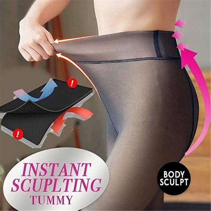 Translucent%20Pantyhose%20for%20Women%20Fleece%20Lined%20Pantyhose%20Thermal%20Stretchy%20Comfortably%20Leggings%20Winter%20Warm%20Tights%20Pants%2085g/220g%20-%20Image%202