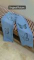 Trendy Light  Blue High Waisted Wide Leg Jeans for Girls and Women with Butterfly Print| Graphic Jeans | Baggy Jeans for Girls, Women & Ladies. 