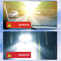 Universal HD Car Sun Visor Extensions Anti-Dazzle Anti-UV Polarized Sunshade Plate Clear Vision 2in1 Day Night Sun Visor Mirror. 