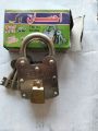 Padlocks Desi Tala with 3 Keys Golden Sides Heavy Duty. 2.5 inches Size Brass Machine (65mm). 