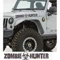 Zombie Hunter Walking Dead Jeep Sticker Response Team car Wrangler Apocalypse. 