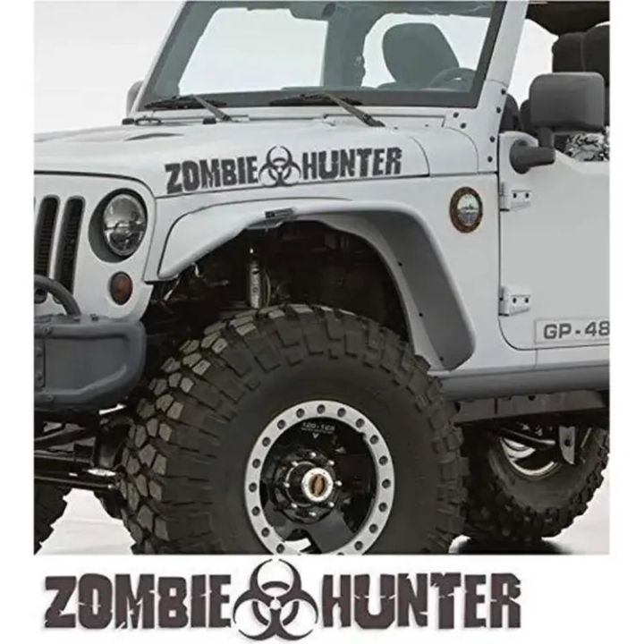 Zombie Hunter Walking Dead Jeep Sticker Response Team car Wrangler Apocalypse