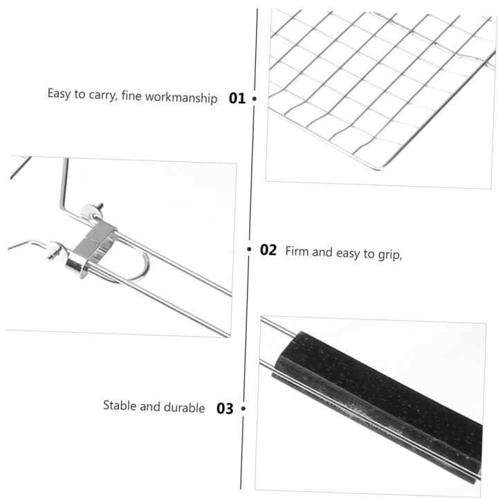 Stainless%20Steel%20BBQ%20Mesh%20Non%20Stick%20Grilling%20Basket%20Grill%20Mesh%20Mat%20Meat%20Vegetable%20Steak%20Picnic%20Party%20Barbecue%20Tool%20-%20Image%203