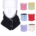 Winter Couple Double-sided Polar Fleece Neck Gaiter Luxury Brand Thick Ring Muffler for Women Warm Cashmere Neck Cover Scarf. 